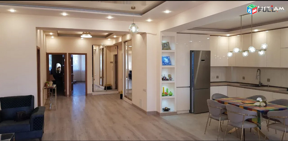 IN0057  Ընդարձակ 2 սենյականոց բնակարան նորակառույց շենքում Ալեք Մանուկյան փողոցում, 120 ք.մ., 2 սանհանգույց