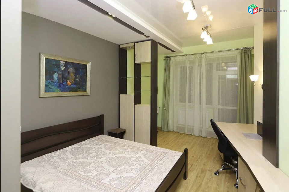 IN0154 Վարձով 4 սենյականոց բնակարան նորակառույց շենքում Բյուզանդի փողոցում