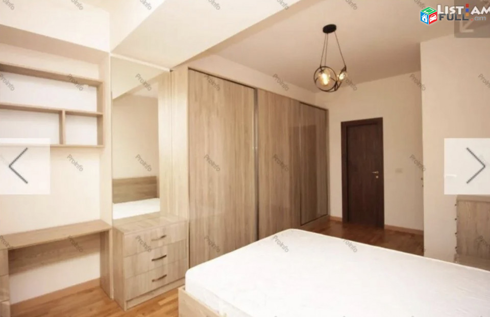 IN0155 Վարձով 3 սենյականոց բնակարան նորակառույց շենքում Լեոյի փողոցում