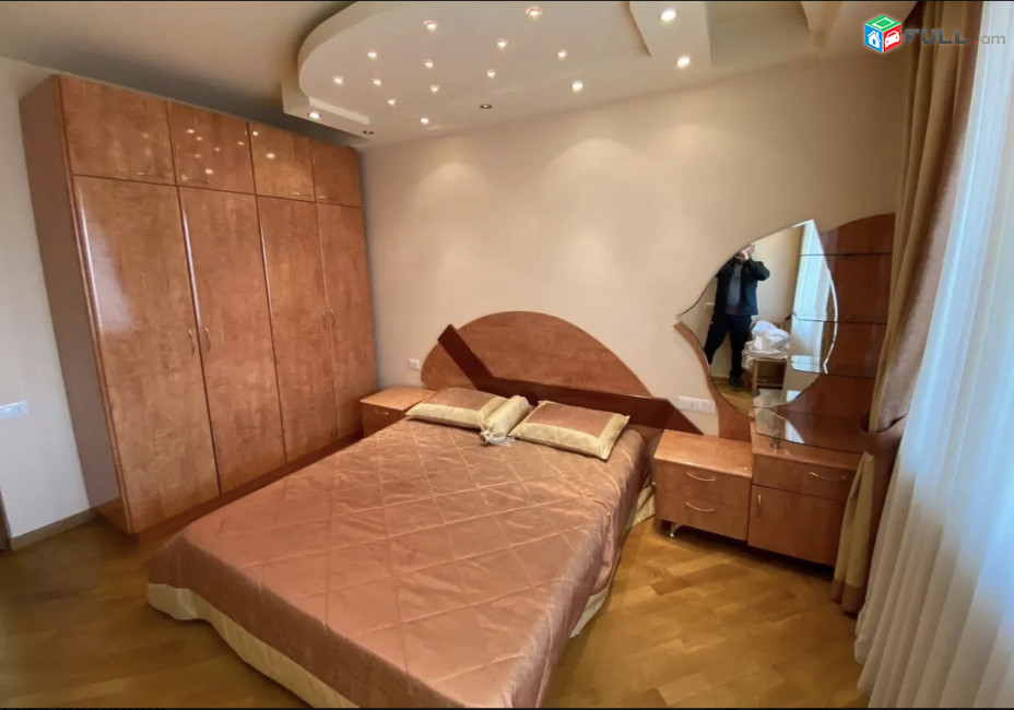 IN0201 Վարձով 3 սենյականոց բնակարան նորակառույց շենքում Հակոբ Պարոնյանի փողոցում