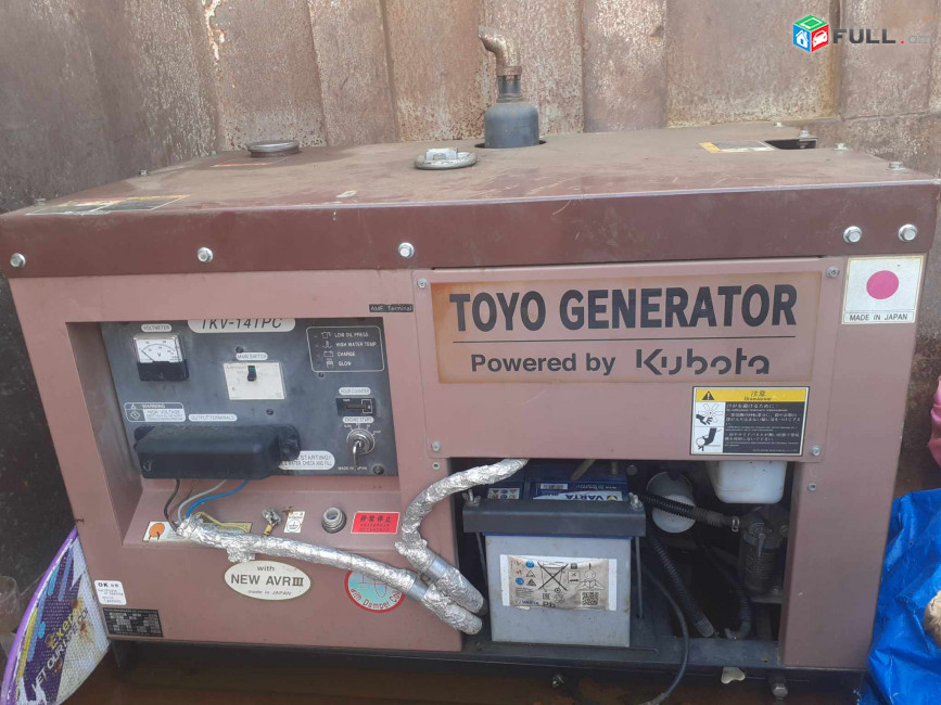 Дизельный генератор Toyo TKV-14TPC DVIJOK