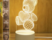 Գիշերային 3D սեղանի լամպ
