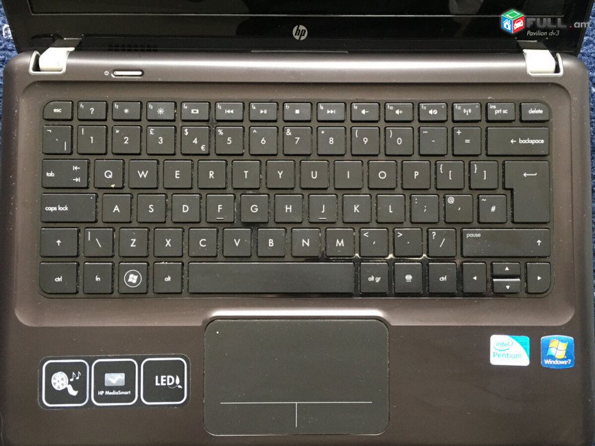 HP Pavilion dv3 notebook notbuk նոթբուք որակյալ ու մատչելի 2gb RAM 250gb HDD