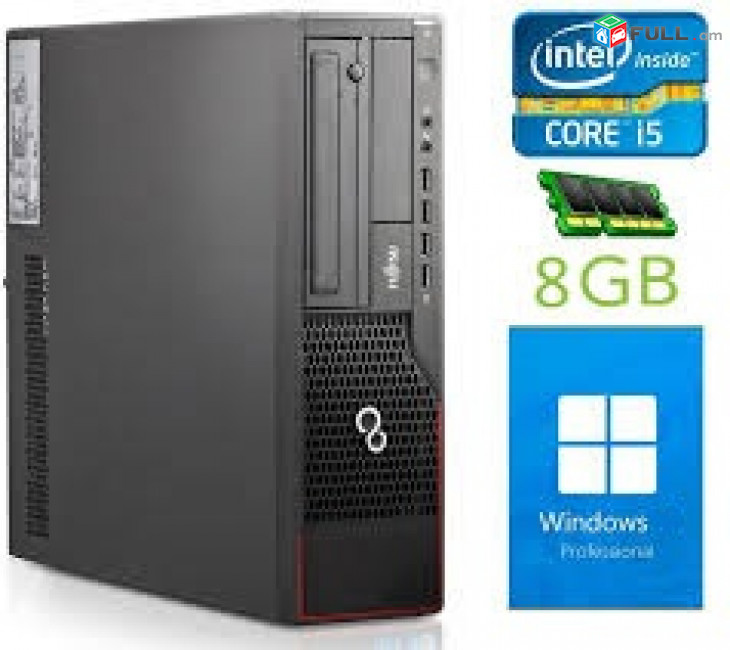 Best price Used computer case intel core i5 3470 + 8GB + 128GB SSD + 160GB HDD