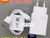 Xiaomi 55w Charger Original Turbo Charge Gan 55 Watt EU Adapter 6A Usb Type C Cable