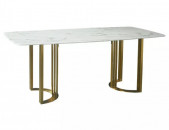 Մարմարե ճաշասեղան, Мраморный обеденный стол, Marble dining table, ator EVA9-8-2