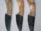 Օբսիդիան քարից պատրաստված դեկորատիվ դանակներ