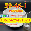 Procaine Powder CAS 59–46–1 Local Anesthesia with Stock APIs