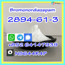 Research chemicals Bromonordiazepam Cas 2894-61-3 white powder,whatsapp:+852 64147939