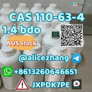 Sell 1,4bdo CAS 110-63-4 Australia ready stock fast delivery telegram:@alicezhang