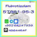High Quality 99% Purity CAS:57801-95-3 Flubrotizolam,whatsapp:+852 64147939
