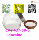 High quality 99% + Lidocaine cas 137-58-6 in large stock