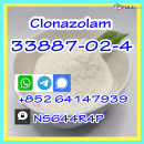 Clonazolam for sale online, CAS: 33887-02-4;whatsapp:+852 64147939